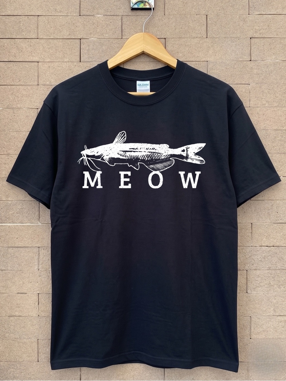 Funny Catfish Meow for Catfish Fishing, Fishing Fisherman Tee